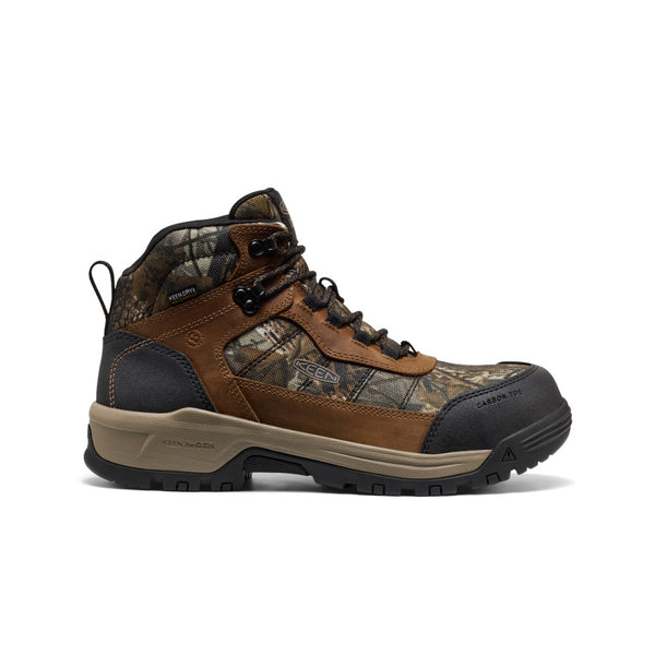 KEEN Mens 9.5 Dark Brown Leather Waterproof Moc‎ Toe Hiking Work Boots 1009250 P3204910-1__91030.1756247929.  main image 3