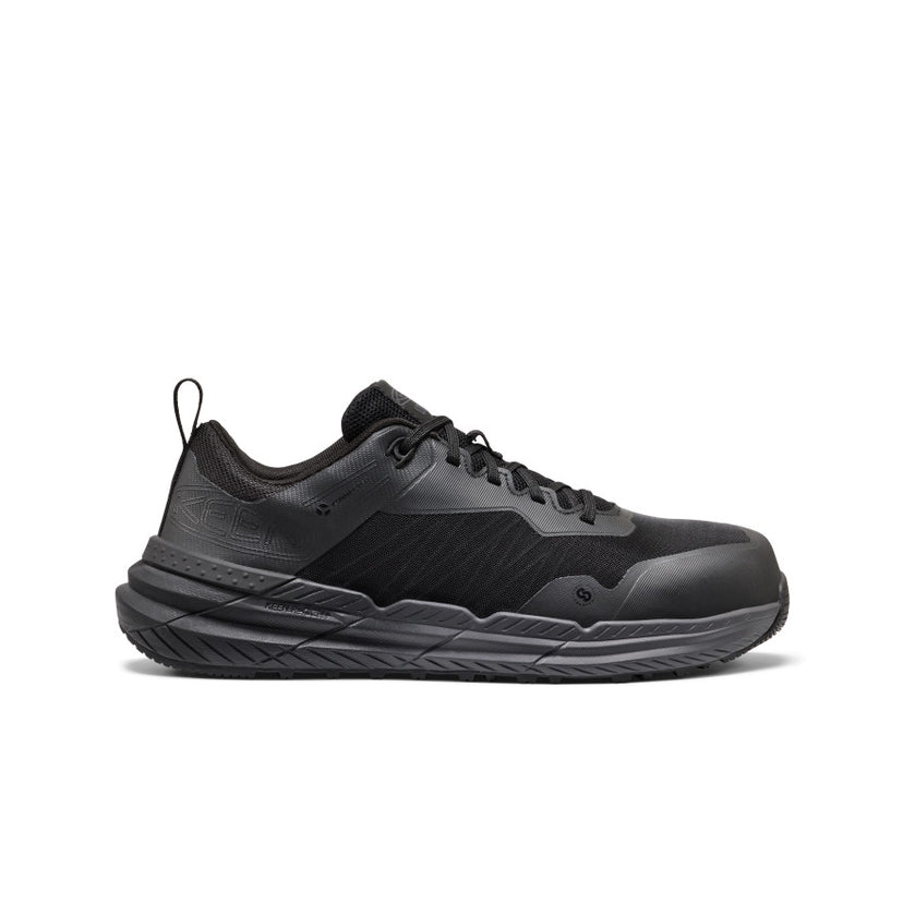 Men's Speedworks ESD Work Sneaker (Carbon Toe)  |  Black/Black