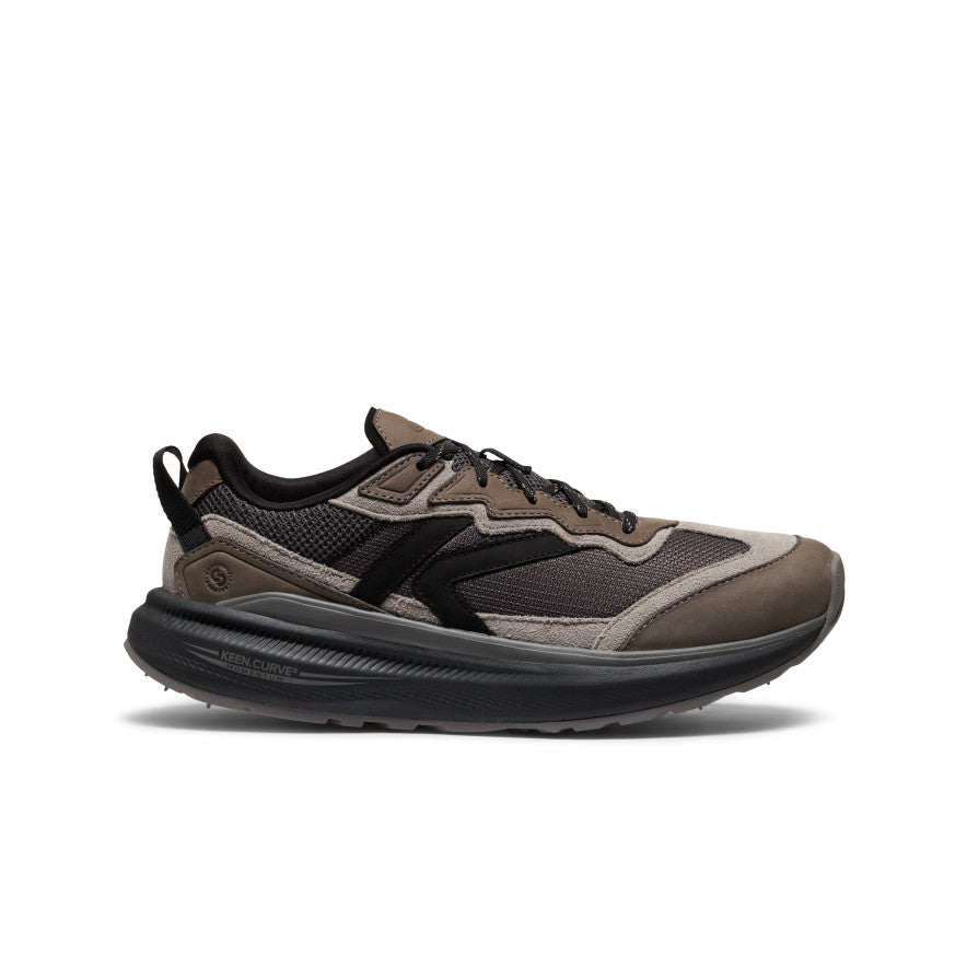 シューズ・サンダルその他 KEEN WK500 Men's Running Shoes Steel GreyMagnet KNSO5E412G2 Men's WK500 Leather Walking Shoe | Steel Grey/Black | KEEN