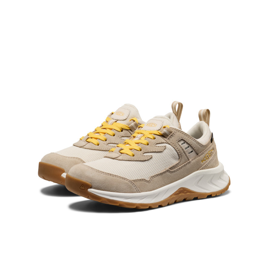 KEEN スニーカー　Birch/Daffodil（ベージュ/イエロー） Big Kids' Hightrail Waterproof Hiking Shoe | Birch/Daffodil | KEEN