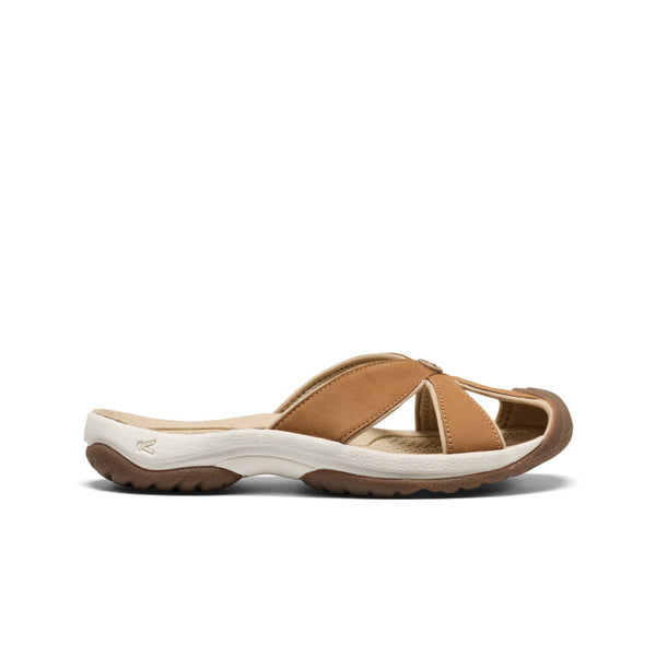 KEEN BALI TG サンダル 25cm Women's Bali Leather Slide Sandal | Chipmunk/Birch | KEEN Footwear