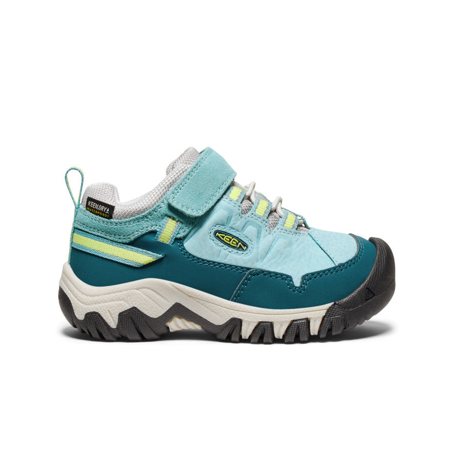 waterproof hiking shoes keen targhee low wp youth Little Kids' Targhee IV Waterproof Hiking Shoe Reef Waters/Daiquiri KEEN  Footwear