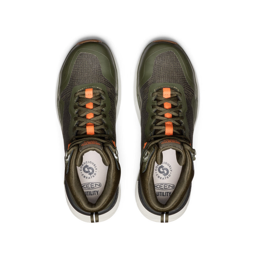 Men's Synchro Waterproof Work Boot (Carbon Toe) | Forest Night/Gum