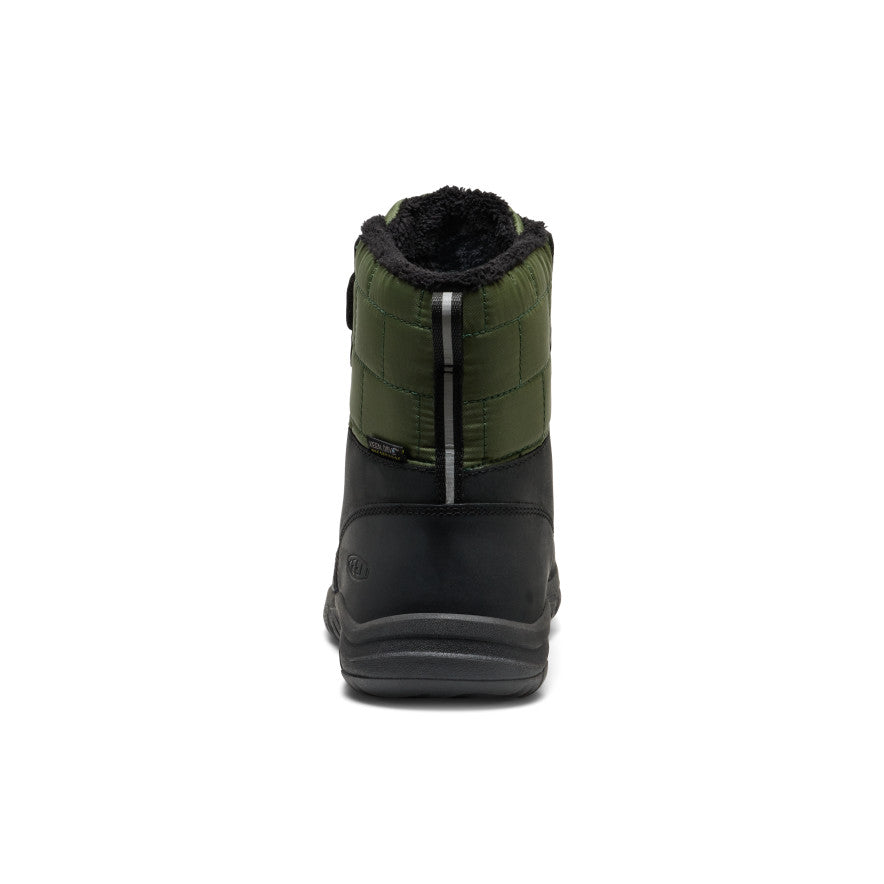 Big Kids' Kanibou Waterproof Winter Boot | Black/Bronze Green