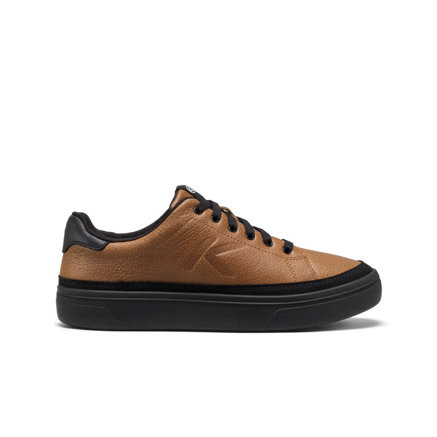 KINCHI レザースニーカーWEAKER - 833 Men's KM1 Leather Sneaker | Bison/Black | KEEN Footwear