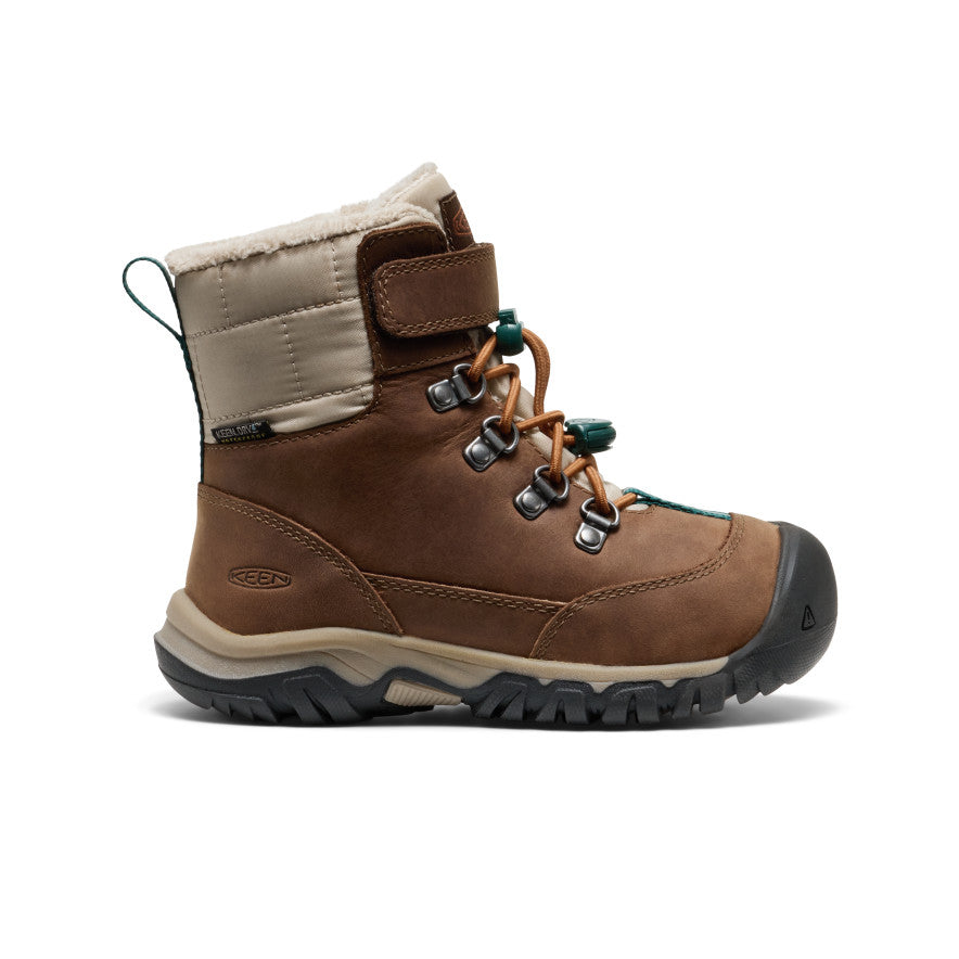 Little Kids' Kanibou Waterproof Winter Boot | Dark Earth/Roasted