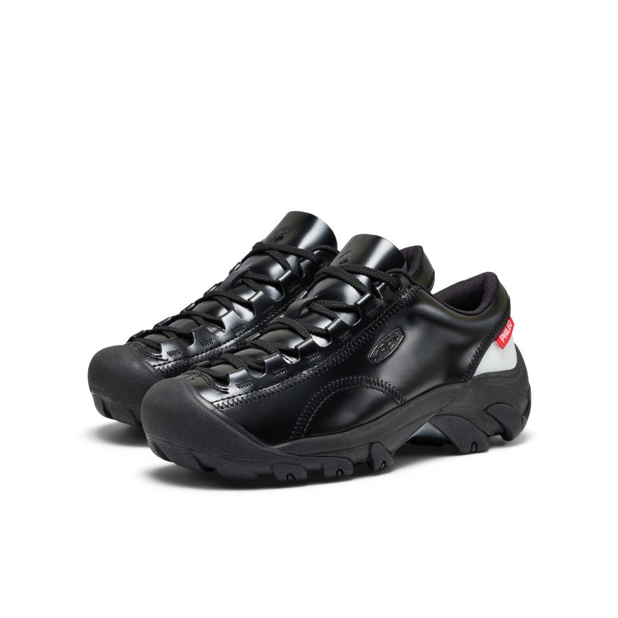 PHILEO サイズ43 革靴 厚底 韓国 Y2K Sullen Adrer Women's Targher PHILEO Shoe | Black | KEEN Footwear