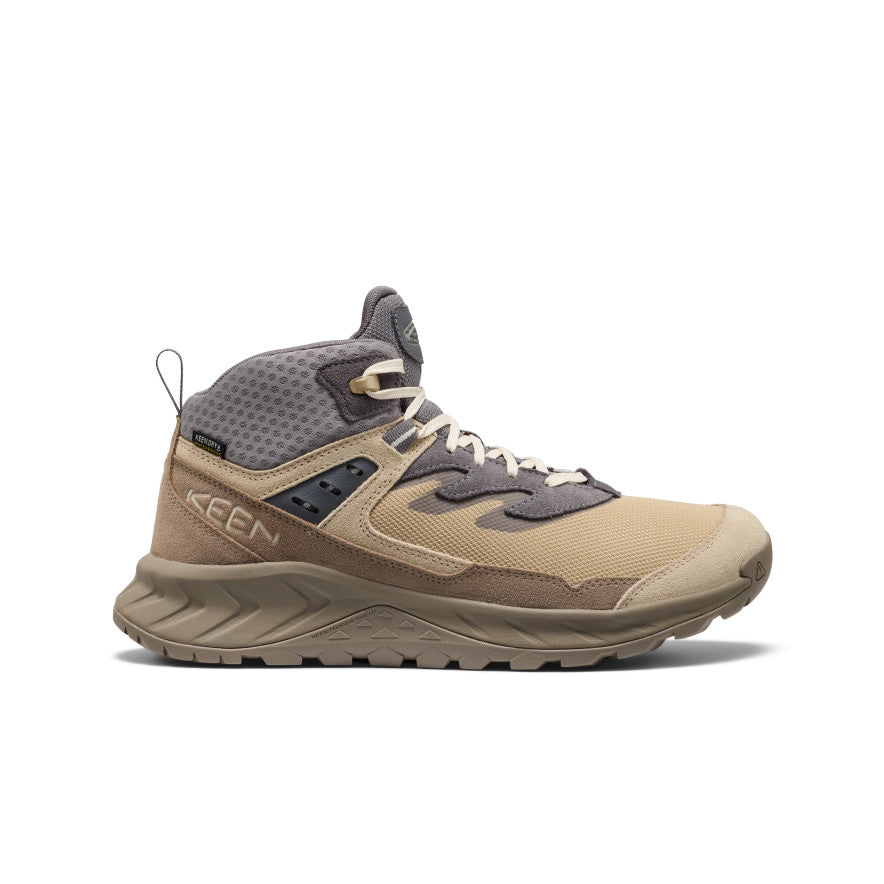 Men's KEEN Footwear style name Hightrail Mid Waterproof Wide in color BRIND/OAK Men's KEEN Footwear style name Hightrail Mid Waterproof Wide in color BRIND/OAK