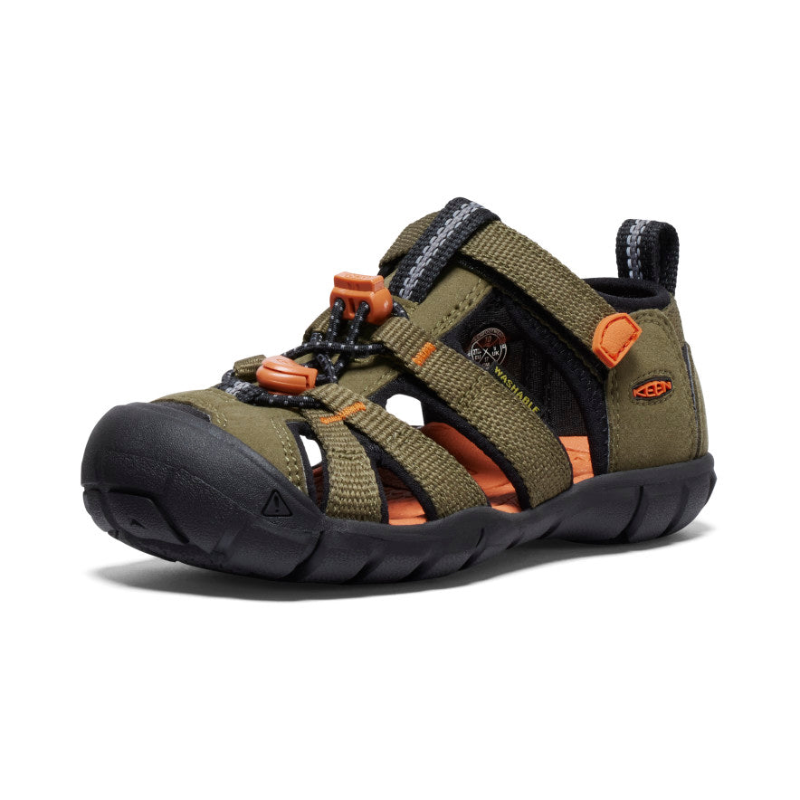 Little Kids' Seacamp II CNX | Dark Olive | KEEN Footwear