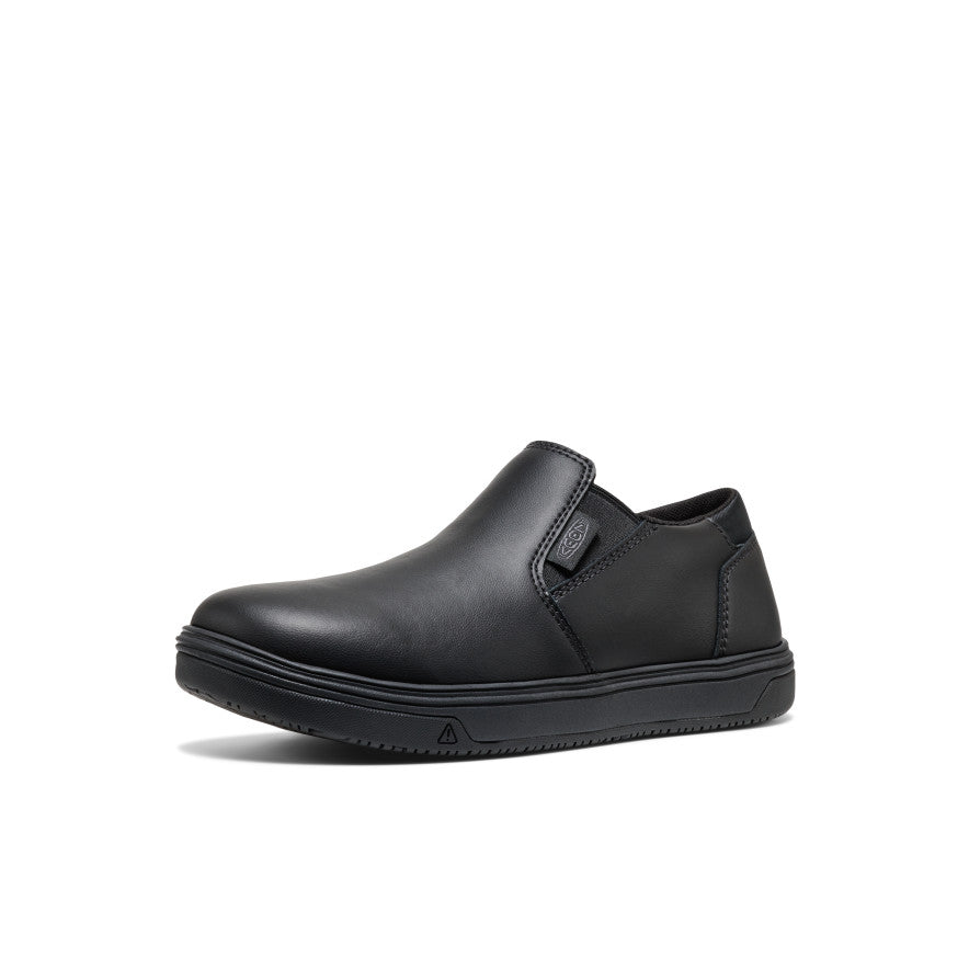 【keeno】at dusk Women's Kenton Shift WTX Work Shoe (Soft Toe) | Black/Black | KEEN
