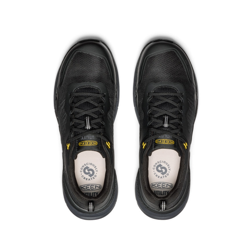 Men's Speedworks Work Sneaker (Carbon Toe) | Black/Steel Grey