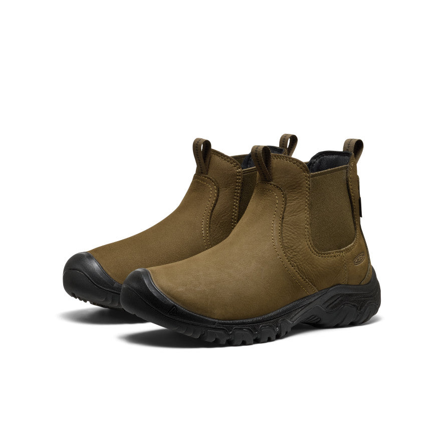 Women's Greta II Waterproof Chelsea | Dark Olive/Black | KEEN Footwear