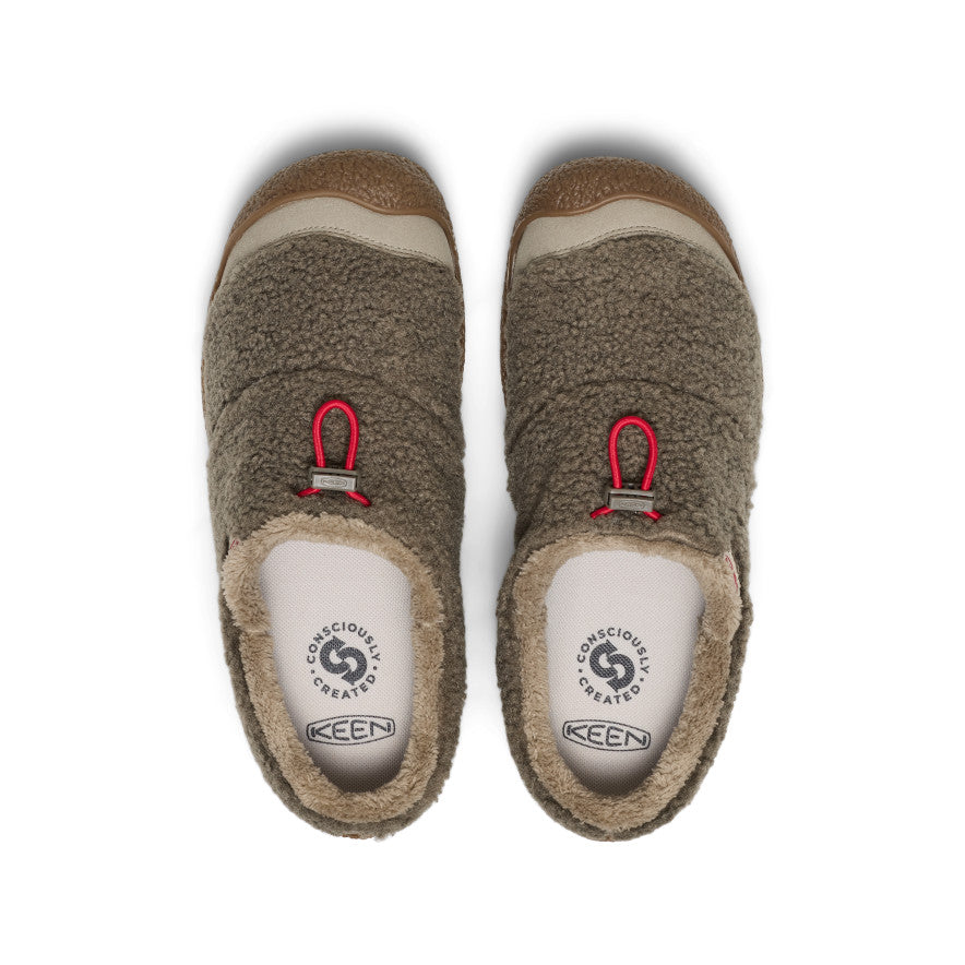 Women's Howser III Slide | Brindle/Brindle Sherpa Fleece | KEEN