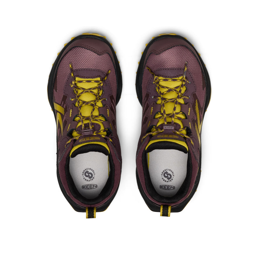 ジュビリーシューズ Big Kids' Zionic Waterproof Boot | Huckleberry/Mango Mint | KEEN