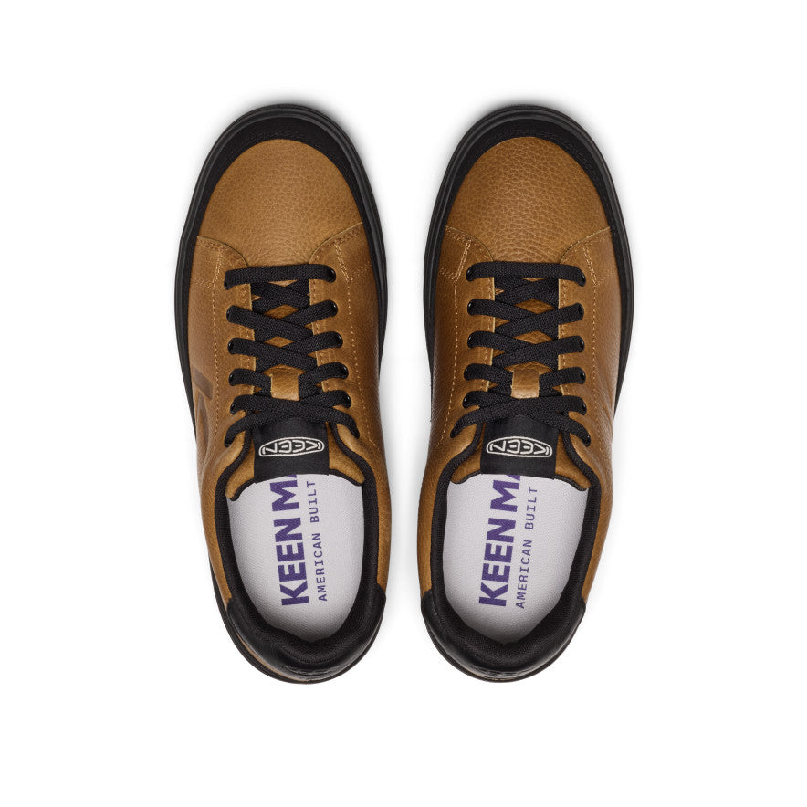 Men's KM1 Leather Sneaker | Bison/Black | KEEN Footwear