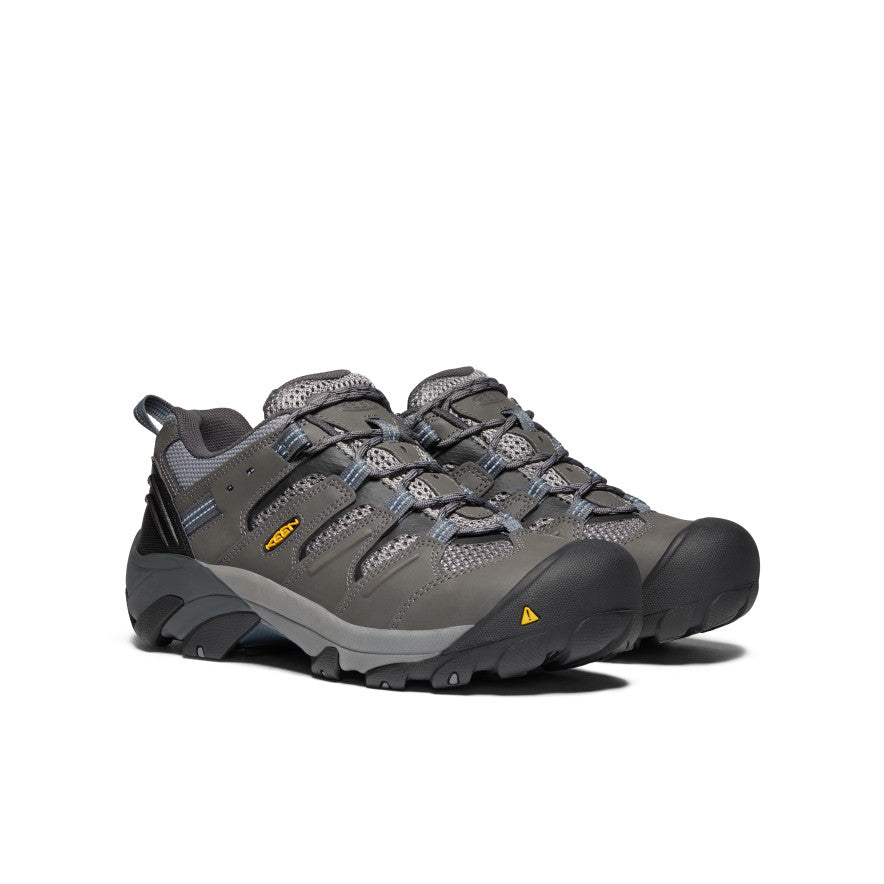 Men's Lansing Low (Steel Toe) Magnet/Majolica Blue | KEEN Footwear
