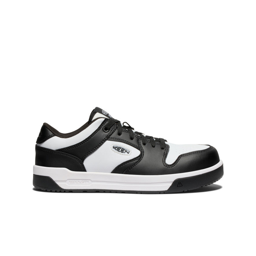 Men's Overton Work Shoe (Carbon Toe) | Star White/Black | KEEN