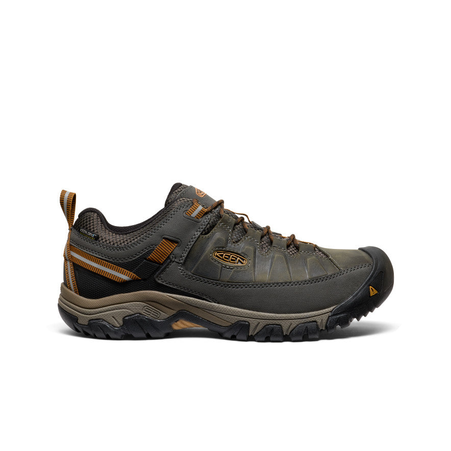 Men's Targhee III Hiking Shoes Olive/Brown KEEN Footwear