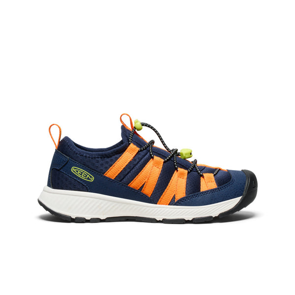 Big Kids' Motozoa Sneaker | Naval Academy/Bright Marigold | KEEN