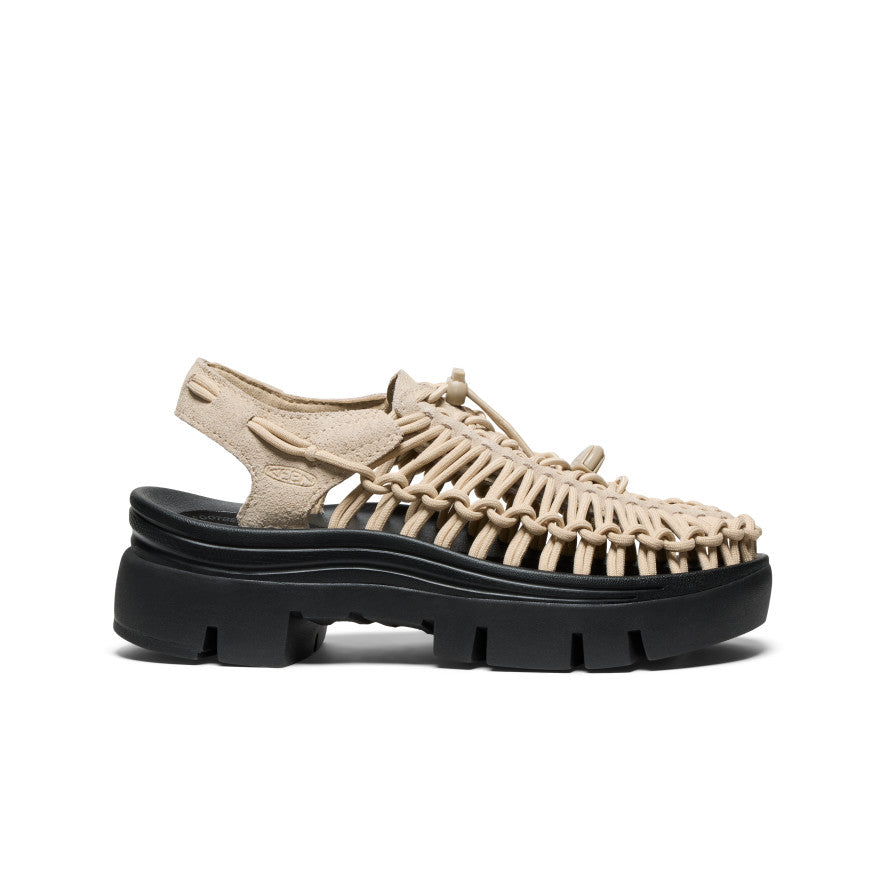 All Gender UNEEK PLT Tassel Sneaker | Black/Black | KEEN