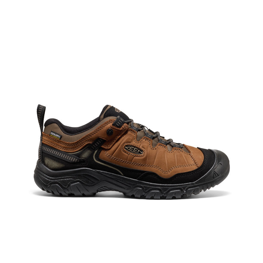 (取寄) キーン メンズ ターギー 4 ロー ハイト デュラブル コンフォタブル ウォータープルーフ KEEN men Targhee 4 Low Height Durable Comfortable Waterproof Bison/Black Men's Targhee IV Hiking Shoe | Bison | KEEN Footwear