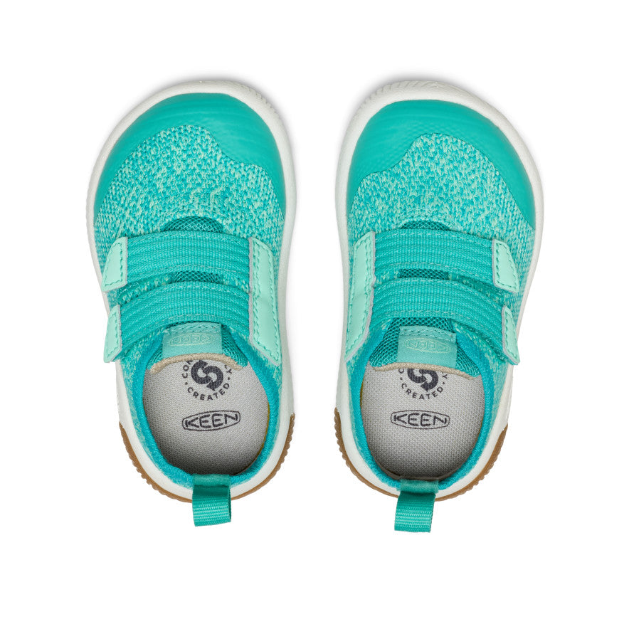 Toddlers' KNX Knit Double Strap | Bright Aqua/Cabbage | KEEN Footwear