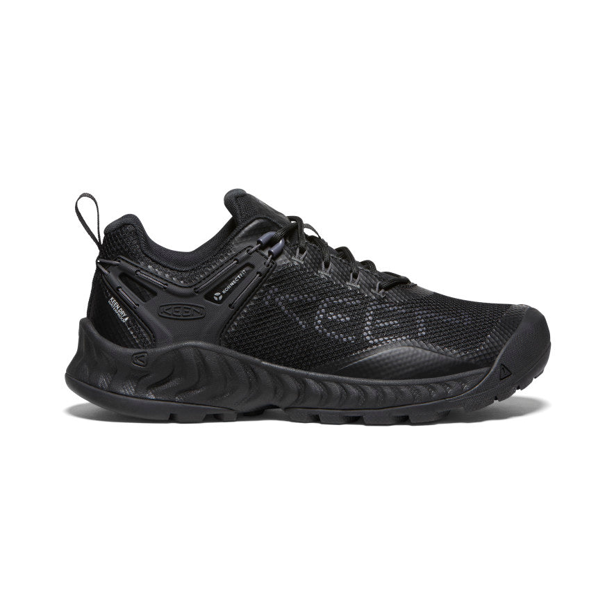 Women's NXIS EVO Waterproof Shoe | Black/Magnet | KEEN Footwear