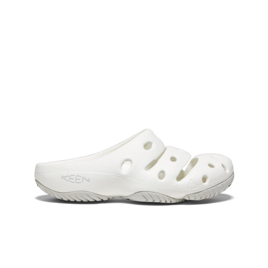 Women s White Slip On Clogs Yogui KEEN Footwear KEEN Footwear
