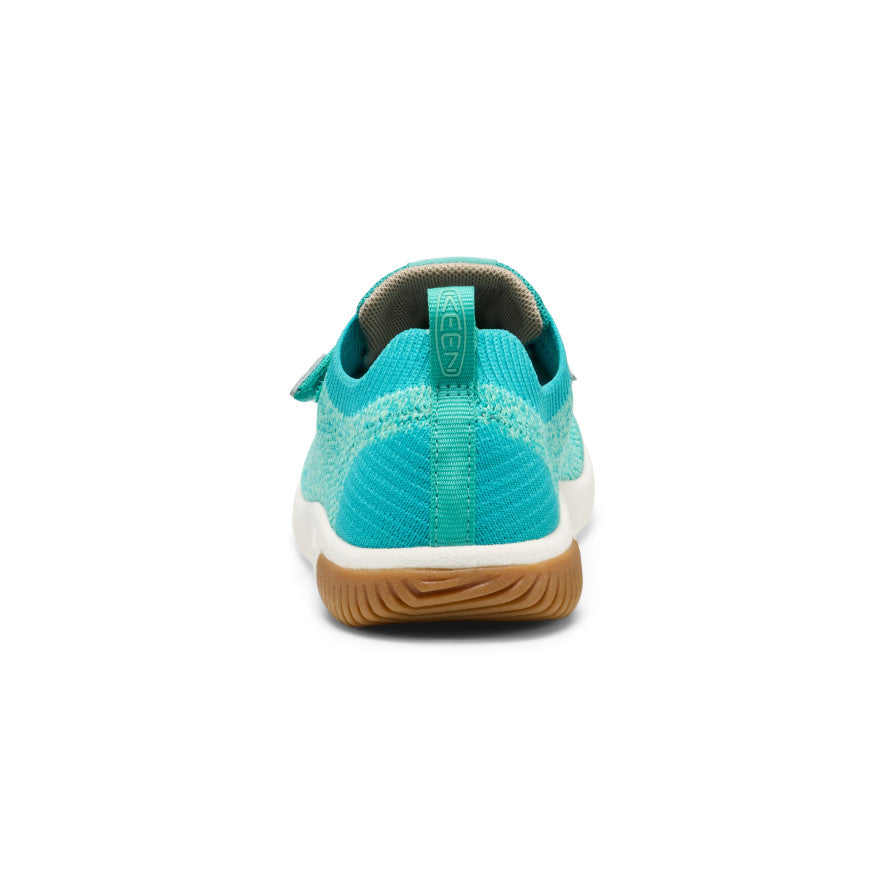 Big Kids' KNX Knit Double Strap | Bright Aqua/Cabbage | KEEN Footwear