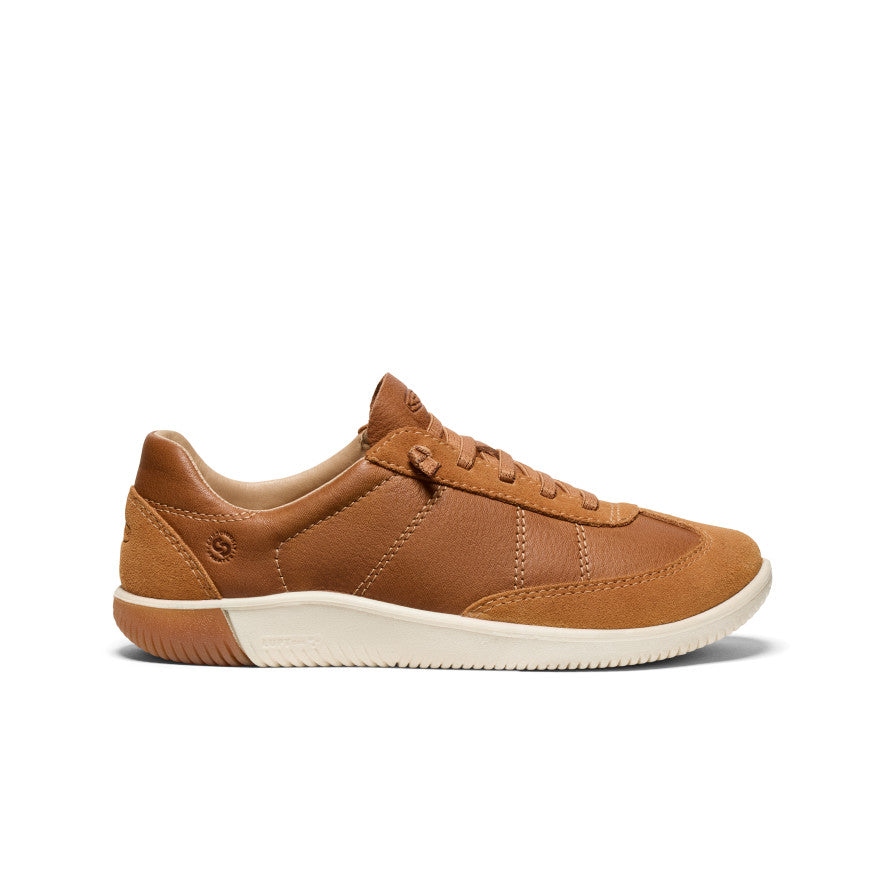 Women's KNX T-Toe Sneaker | Chipmunk/Birch | KEEN Footwear