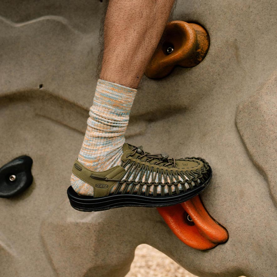 Men's Two-Cord Sandals | Olive/Black | KEEN Footwear