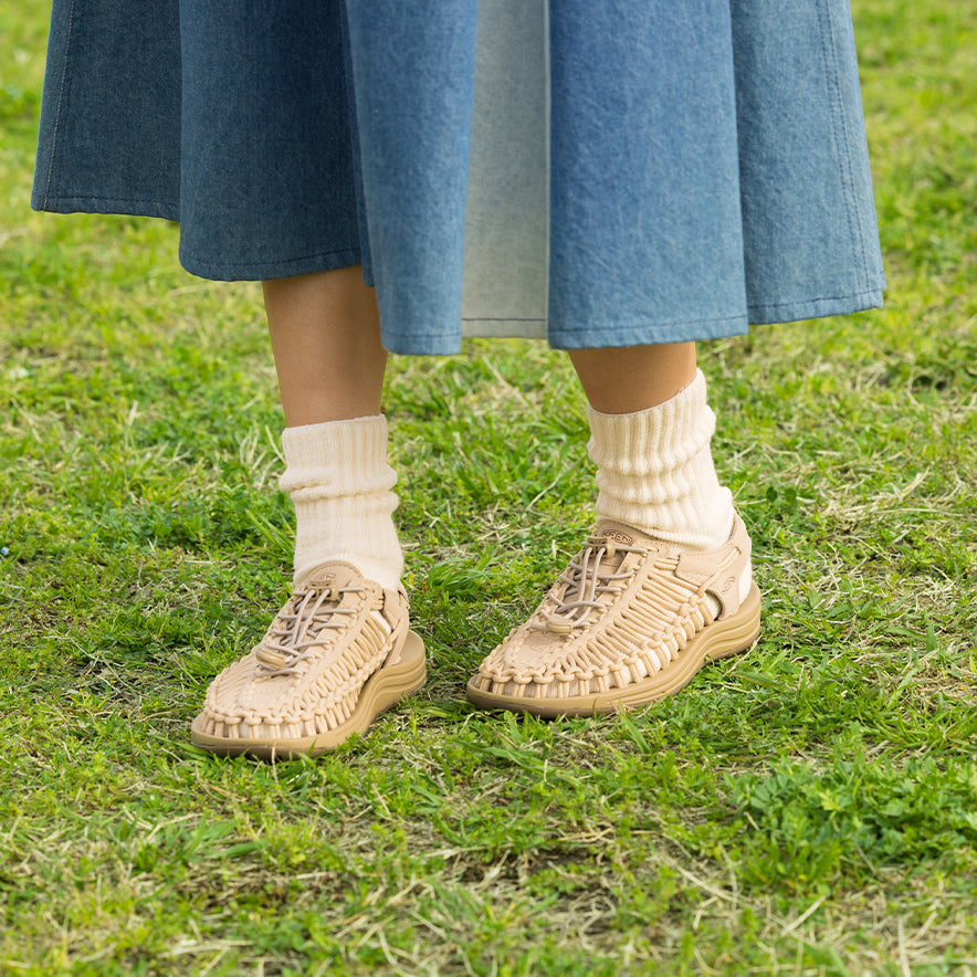 Women's Uneek Two-Cord Sandals | Tan | KEEN Footwear