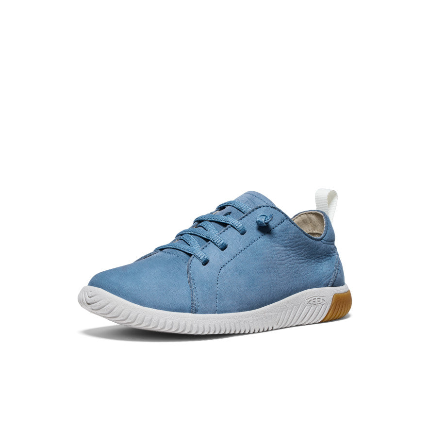 Big Kids' KNX Leather Sneaker | Coronet Blue/Vapor | KEEN Footwear