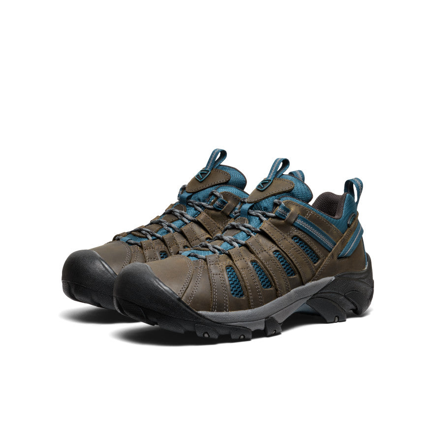 Men's Voyageur Hiking Shoe | Alcatraz/Blue | KEEN Footwear