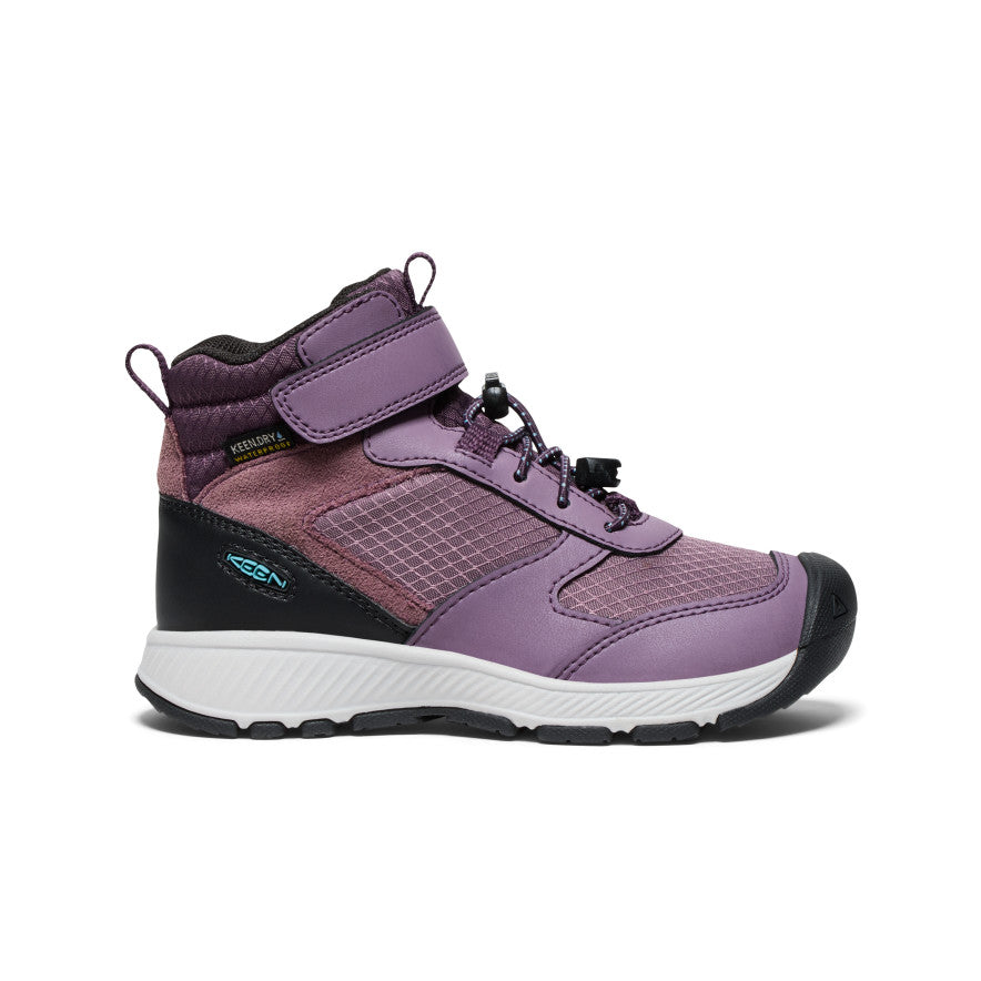 Keen Little Kids Skua Waterproof Boot Black Plum Plum Perfect 13