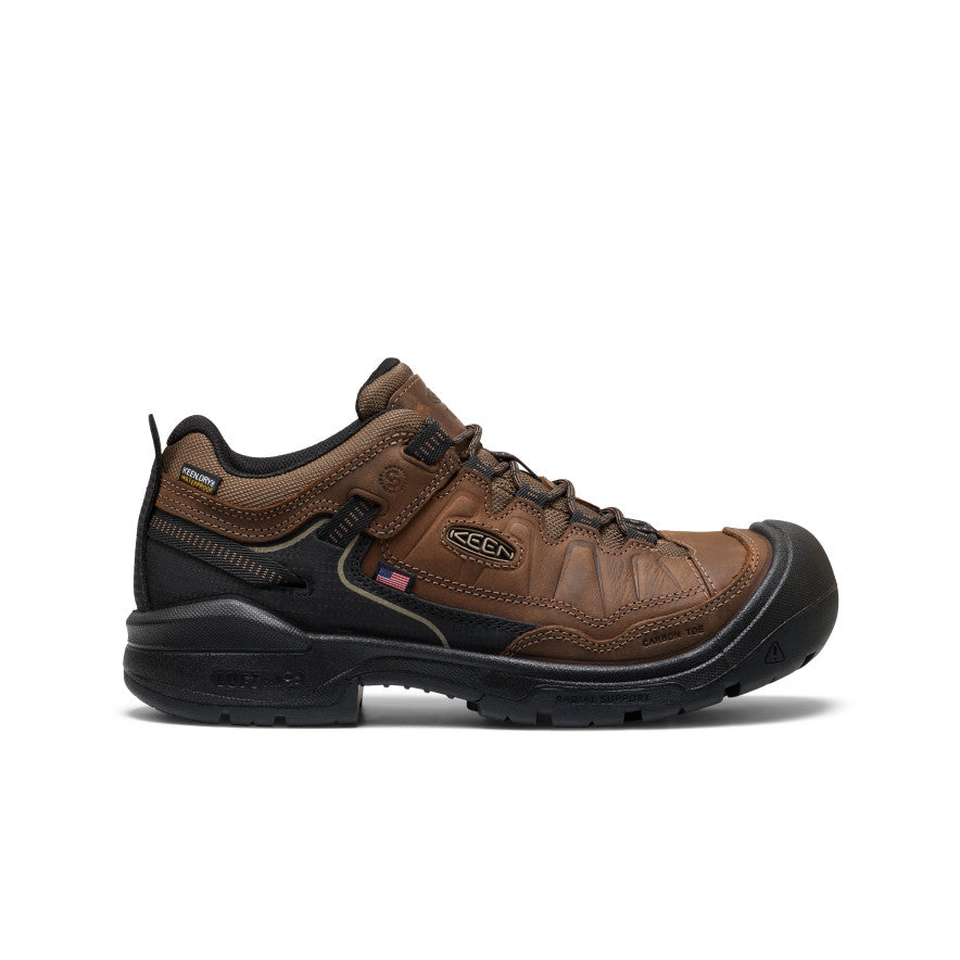 Men's Targhee IV Waterproof Work Shoe (Carbon Toe) | Dark Earth