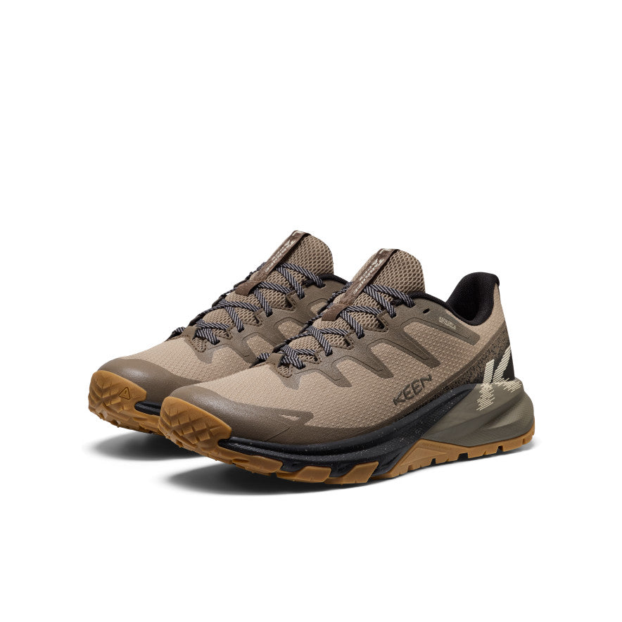 KEEN Men\'s Brown/Gray Waterproof Hiking Shoes Sz 14 MENS KEEN DURAND 2 MID WATERPROOF HIKING CASCADE BROWN  main image 4