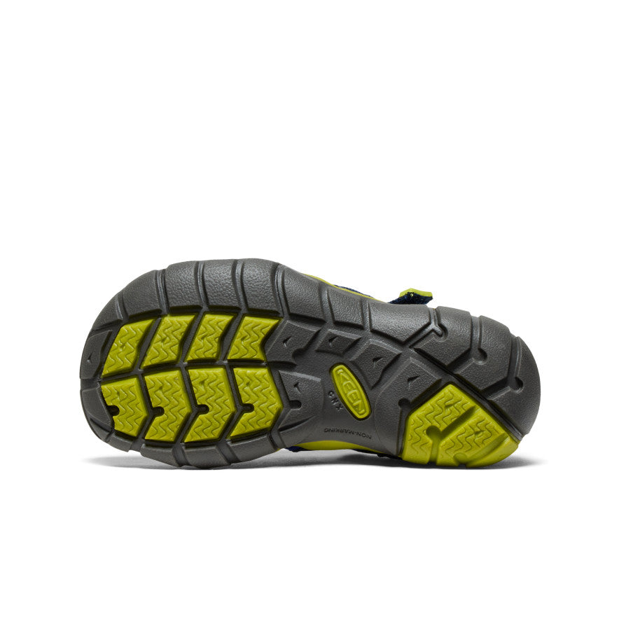 Little Kids' Seacamp II CNX | Naval Academy/Chartreuse | KEEN Footwear