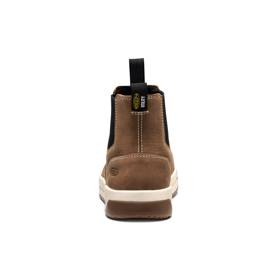 Men's Gibson Chelsea Work Boot (Carbon Toe) | Belgian/Gum | KEEN