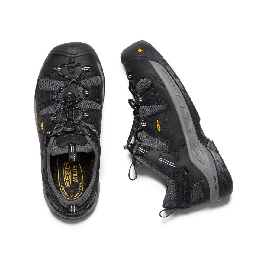 Men's Atlanta Cool II Work Shoe | Black | KEEN Footwear