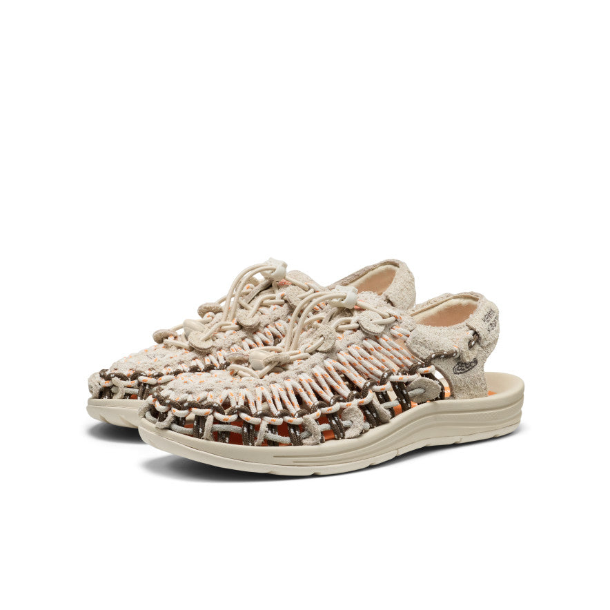 All Gender UNEEK Leather Henrik Vibskov Sneaker | Tangerine Cream