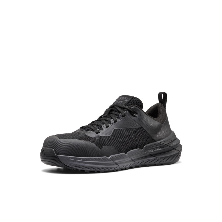 Women's Speedworks ESD Work Sneaker (Carbon Toe) | Black/Black