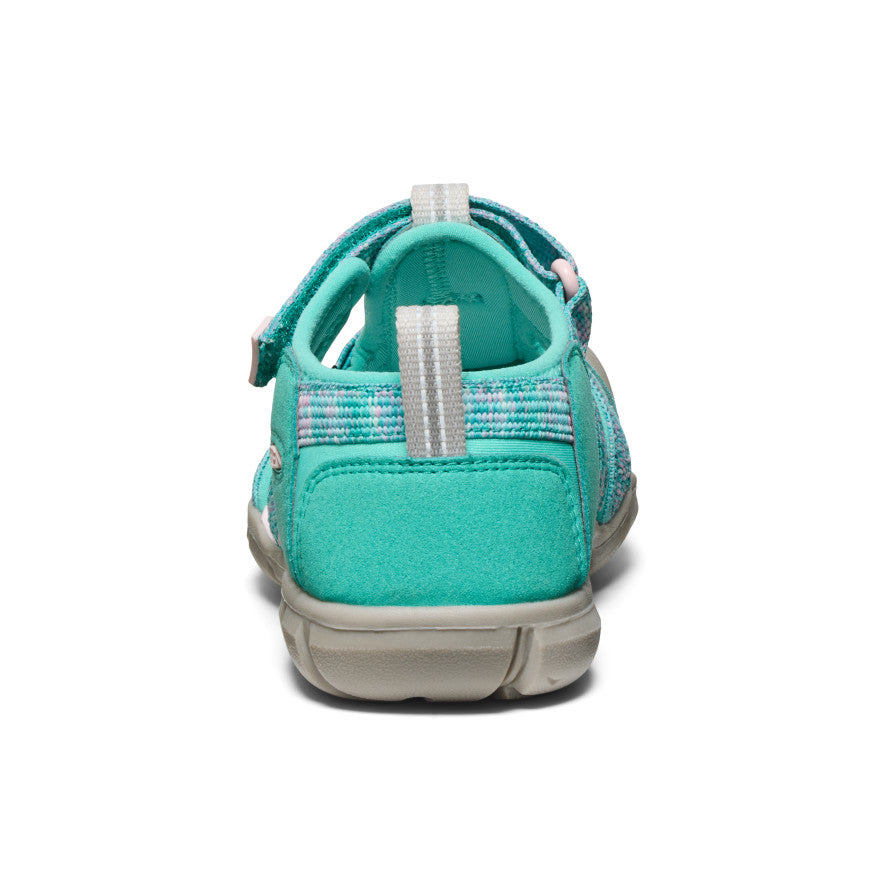 ケイ Big Kids' Seacamp II CNX | Bright Aqua/Giggle Pink | KEEN Footwear