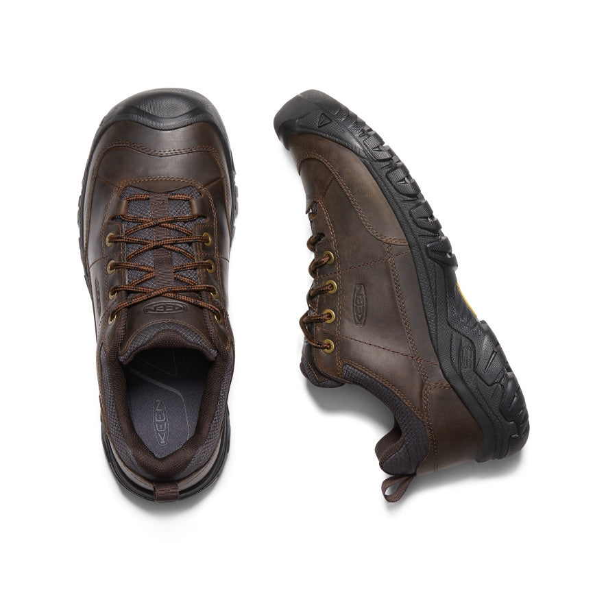 Men's Wide Brown Leather Oxfords - Targhee III | KEEN Footwear