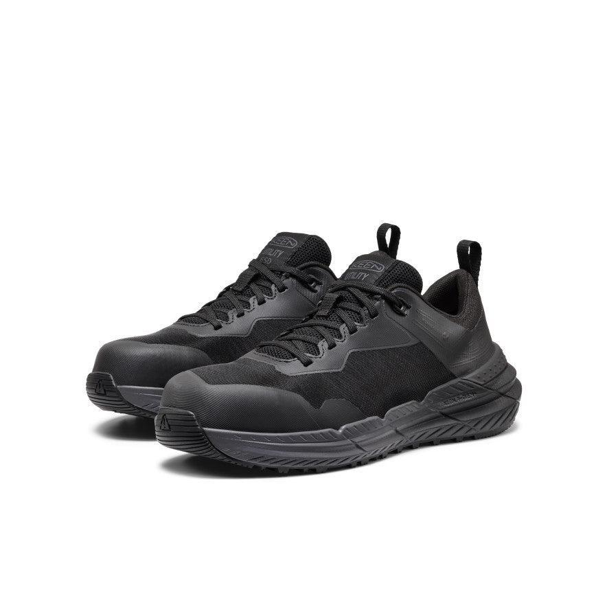 Women's Speedworks ESD Work Sneaker (Carbon Toe) | Black/Black