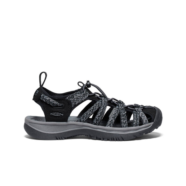 KEEN WHISPER レディース Women's Whisper Sandal | Black/Steel Grey | KEEN Footwear