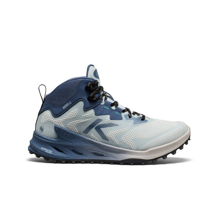 KEEN Zionic NXT Mid Height Waterproof all Terrain Comfortable, Scarpe da Trekking Donna, Ballata Blu/Verde Inverno, 36 EU KEEN Zionic NXT Mid Height Waterproof all Terrain Comfortable, Scarpe da Trekking Donna, Ballata Blu/Verde Inverno, 36 EU