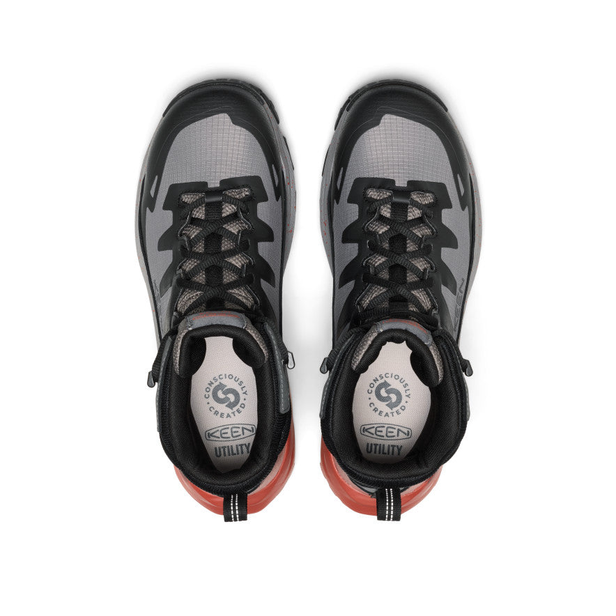 Men's Targhee Blur Waterproof Work Boot (Carbon Toe) | Steel Grey