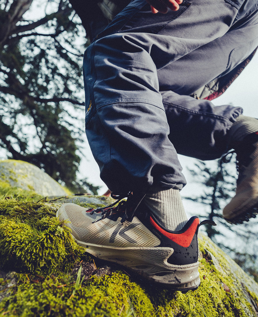 Men's Zionic NXT Waterproof Hiking Shoe | Safari/Red Ochre | KEEN