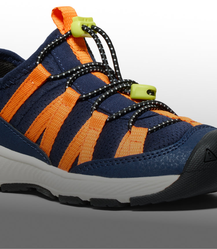 Little Kids' Motozoa Sneaker  |  Sea Moss/Scarlet Ibis